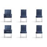 Element 6-Piece Dining Chairs in Blue