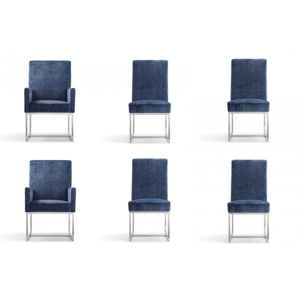 Element 6-Piece Dining Chairs in Blue