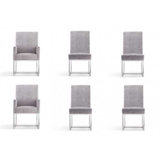 Element 6-Piece Dining Chairs in Grey