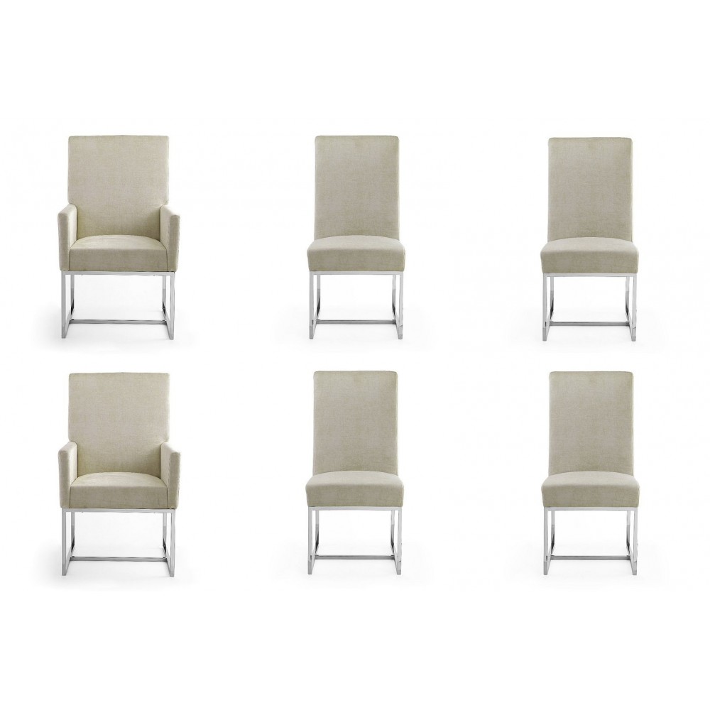 Element 6-Piece Dining Chairs in Champagne