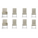 Element 8-Piece Dining Chairs in Champagne