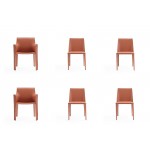 Paris 6-Piece Dining Chairs in Clay