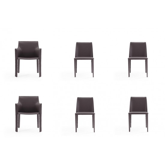 Paris 6-Piece Dining Chairs in Grey