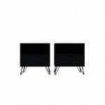 Rockefeller Nightstand 1.0 - Set of 2 in Black