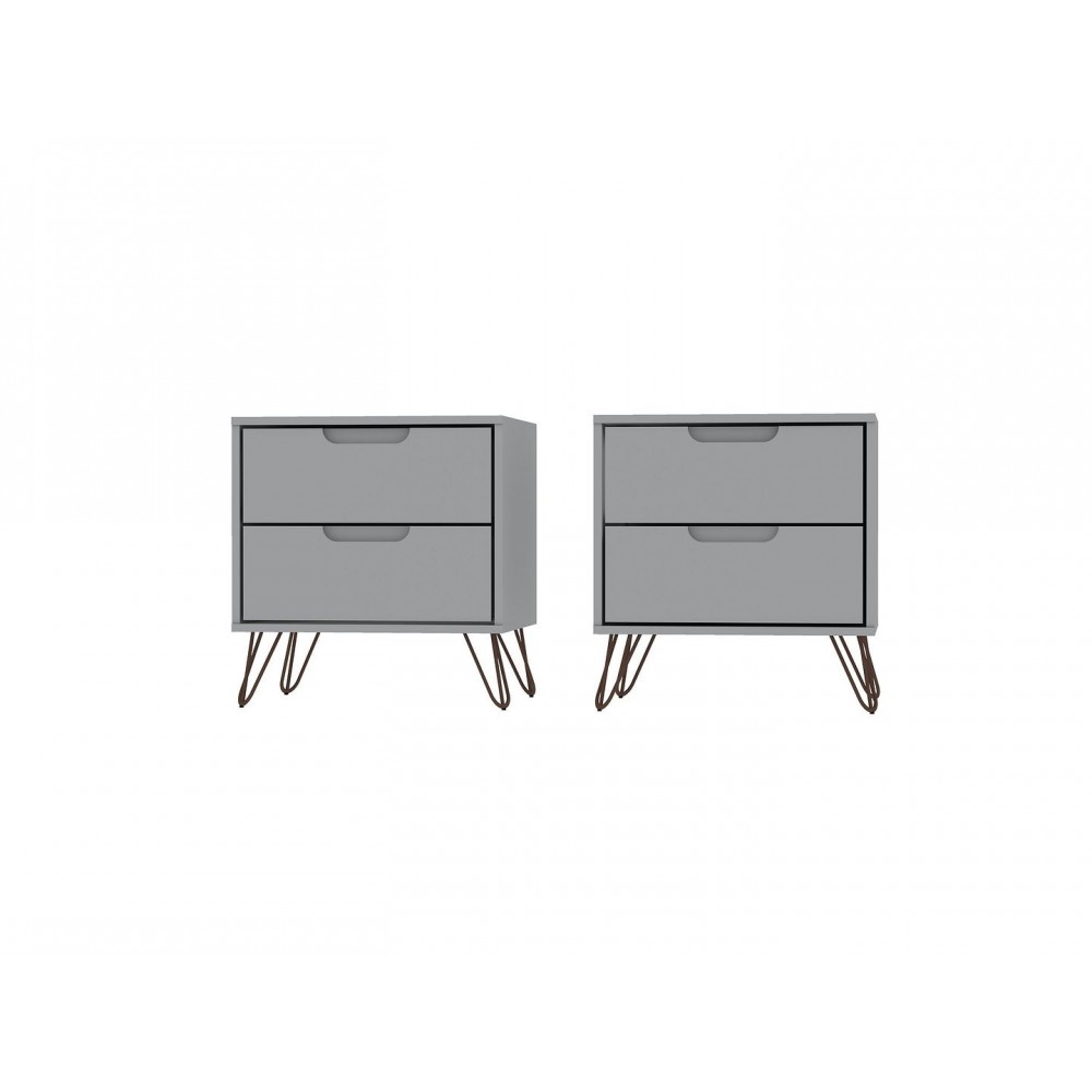 Rockefeller Nightstand 2.0 - Set of 2 in White