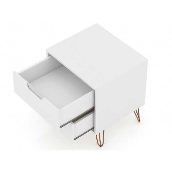 Rockefeller Nightstand 2.0 - Set of 2 in White