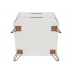 Rockefeller Nightstand 2.0 - Set of 2 in Off White and Nature