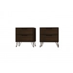 Rockefeller Nightstand 2.0 - Set of 2 in Brown