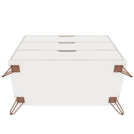Rockefeller Dresser - Set of 2 in White