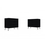 Rockefeller Dresser - Set of 2 in Black