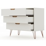 Rockefeller Dresser - Set of 2 in Off White and Nature