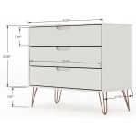 Rockefeller Dresser - Set of 2 in Off White and Nature