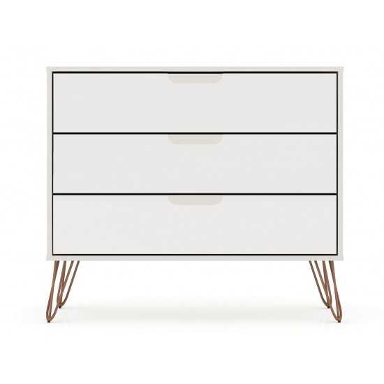 Rockefeller Dresser - Set of 2 in Off White and Nature