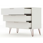 Rockefeller Dresser - Set of 2 in Off White and Nature