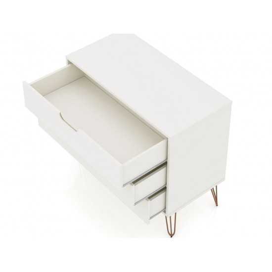 Rockefeller Dresser - Set of 2 in Off White and Nature