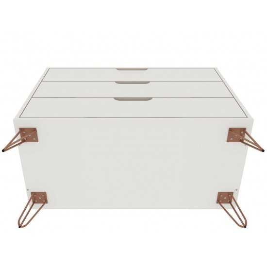 Rockefeller Dresser - Set of 2 in Off White and Nature