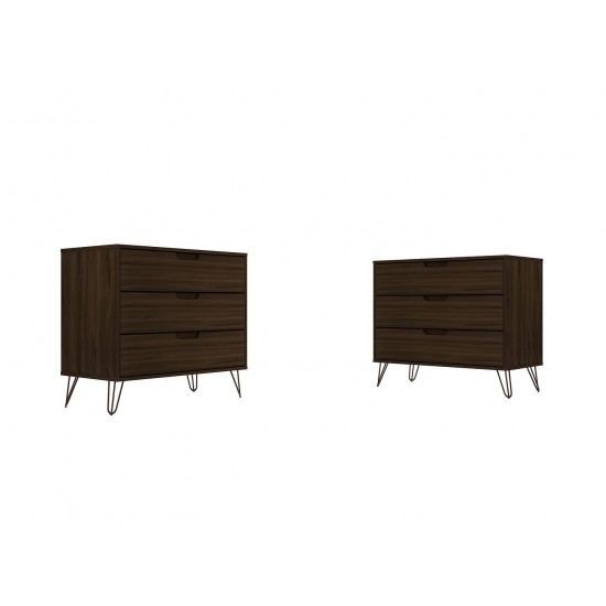 Rockefeller Dresser - Set of 2 in Brown