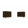 Rockefeller Dresser - Set of 2 in Brown