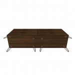 Rockefeller 5-Drawer Tall Dresser and 6-Drawer Wide Dresser in Brown