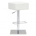 Fine Mod Imports Marshmallow Bar Stool, White