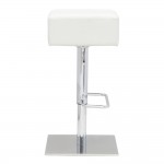 Fine Mod Imports Marshmallow Bar Stool, White