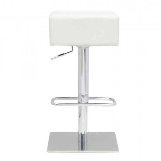 Fine Mod Imports Marshmallow Bar Stool, White