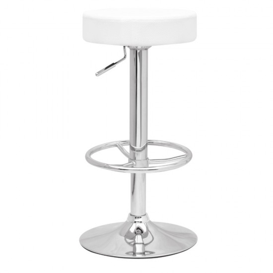 Fine Mod Imports Ex Bar Stool, White