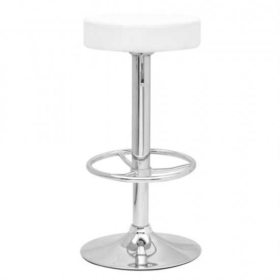 Fine Mod Imports Ex Bar Stool, White