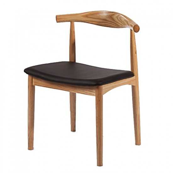 Fine Mod Imports Hansen Dining Chair, Natural