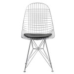 Fine Mod Imports Eiffel Dining Chair, Black