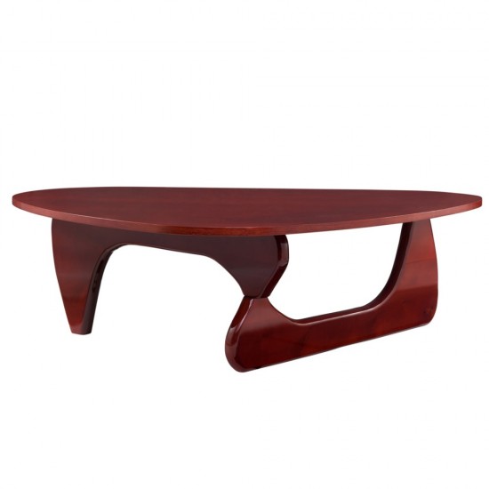 Fine Mod Imports Rare Coffee Table, Cherry