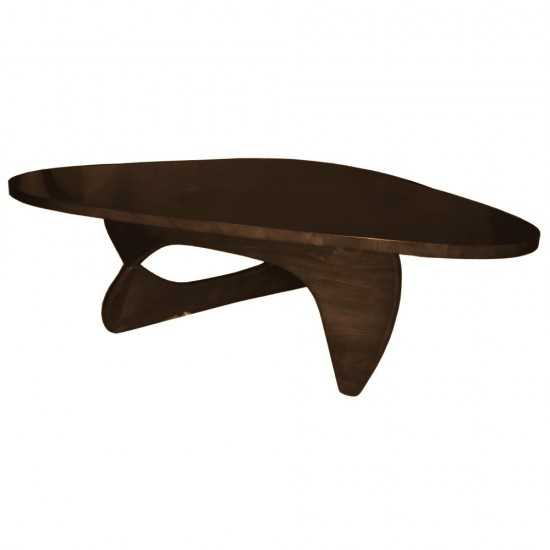 Fine Mod Imports Rare Coffee Table, Dark Walnut