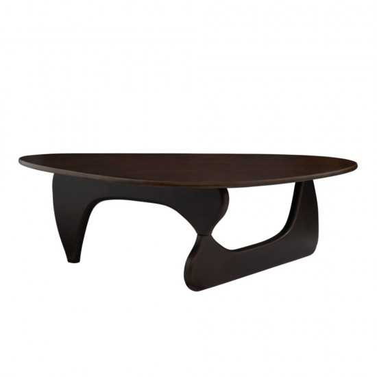 Fine Mod Imports Rare Coffee Table, Walnut