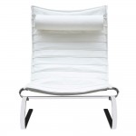 Fine Mod Imports Pika 20 Lounge Chair, White