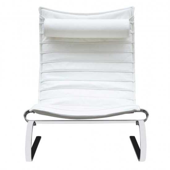 Fine Mod Imports Pika 20 Lounge Chair, White