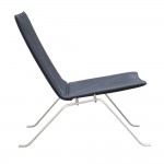 Fine Mod Imports Pika 22 Lounge Chair, Black