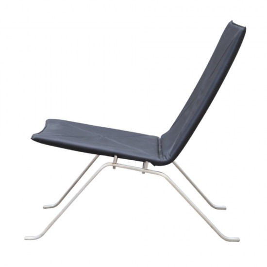 Fine Mod Imports Pika 22 Lounge Chair, Black