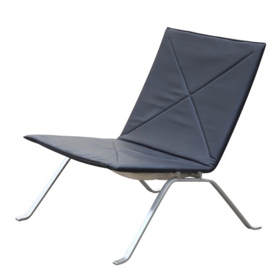 Fine Mod Imports Pika 22 Lounge Chair, Black