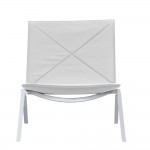 Fine Mod Imports Pika 22 Lounge Chair, White