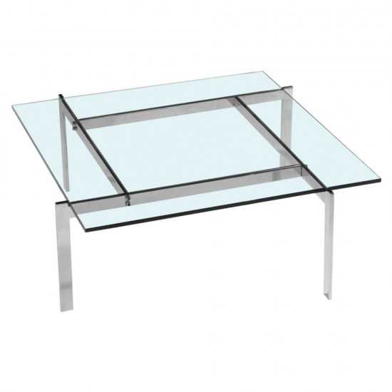 Fine Mod Imports Pika 61 Coffee Table, Clear