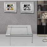 Fine Mod Imports Pika 61 Coffee Table, Clear