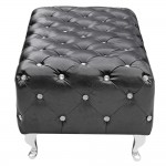 Fine Mod Imports Tufted Bench, Black