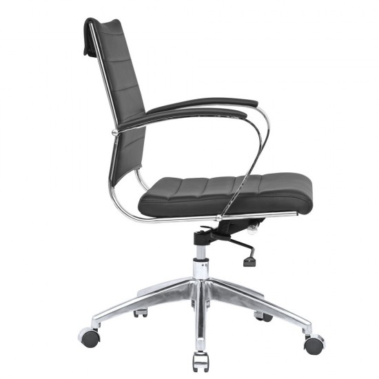 Fine Mod Imports Sopada Conference Office Chair Mid Back, Black