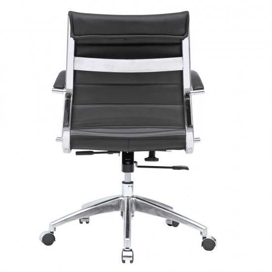 Fine Mod Imports Sopada Conference Office Chair Mid Back, Black