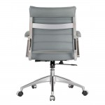 Fine Mod Imports Sopada Conference Office Chair Mid Back, Gray