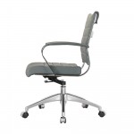 Fine Mod Imports Sopada Conference Office Chair Mid Back, Gray