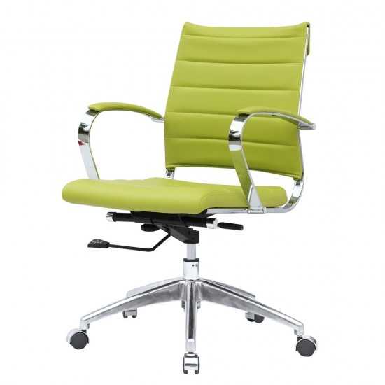 Fine Mod Imports Sopada Conference Office Chair Mid Back, Green