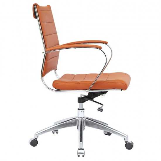 Fine Mod Imports Sopada Conference Office Chair Mid Back, Light Brown