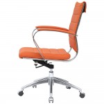 Fine Mod Imports Sopada Conference Office Chair Mid Back, Orange