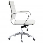 Fine Mod Imports Sopada Conference Office Chair Mid Back, White